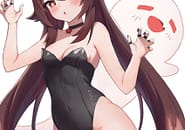 バニーガールな原神キャラの二次画像