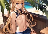 おっぱいが控えめなの女の子の二次エロ画像