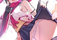 パンツを見せつけてくるエッチな女の子の二次画像【微エロ】 その4