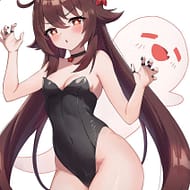 バニーガールな原神キャラの二次画像