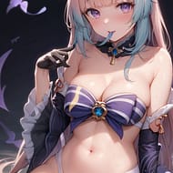 下着姿の原神キャラの二次画像