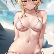 ビキニ姿の原神キャラ二次画像 その3