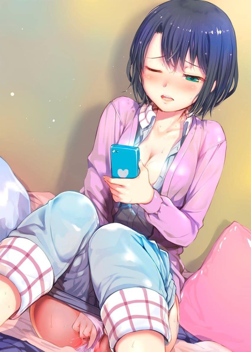 自慰/ひとりエッチ/オナニーしているエッチな女の子の二次エロ画像 その2